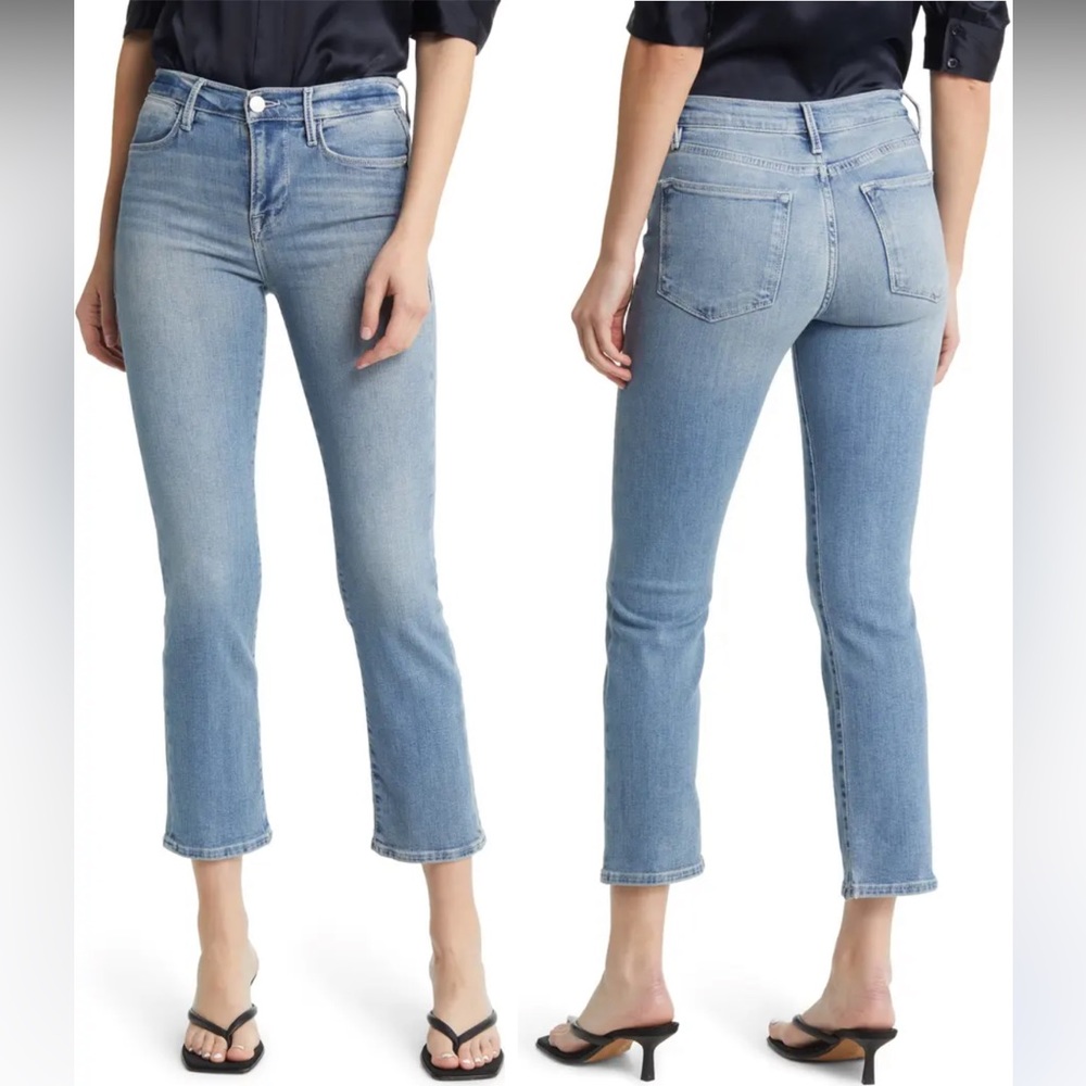 Frame Le High Straight Jeans